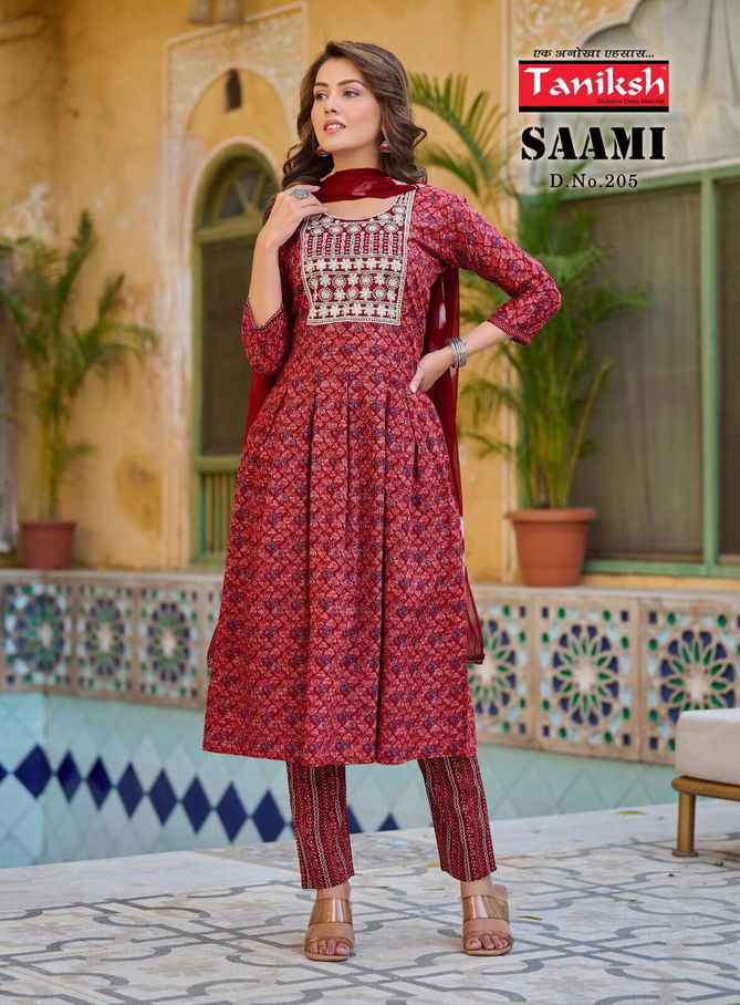 Taniksh Saami Vol 2 Wholesale Readymade Cotton Salwar Suits Catalog
